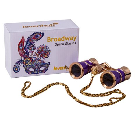 Divadelné kukátko Levenhuk Broadway 325C s retiazkou, Amethyst, Farba: Amethyst, image-2