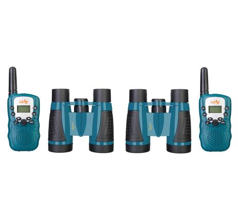 Sada vysielačiek a binokulárnych ďalekohľadov Levenhuk LabZZ WTT10 (Modrý), Farba: Modrý