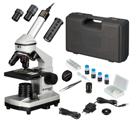 BRESSER JUNIOR 40x-1024x – mikroskop v kufri