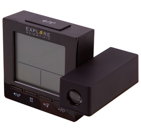 Explore Scientific RC Digital Projection Clock with Indoor Temperature, black, image-9