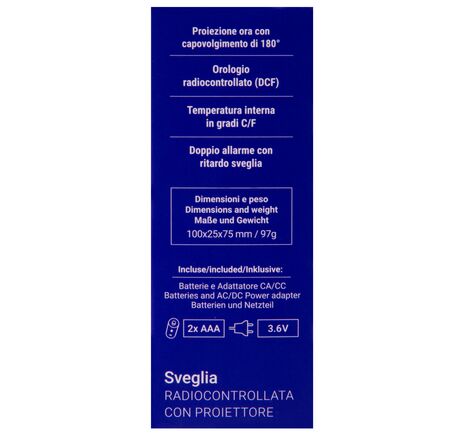 Explore Scientific RC Digital Projection Clock with Indoor Temperature, black, image-18