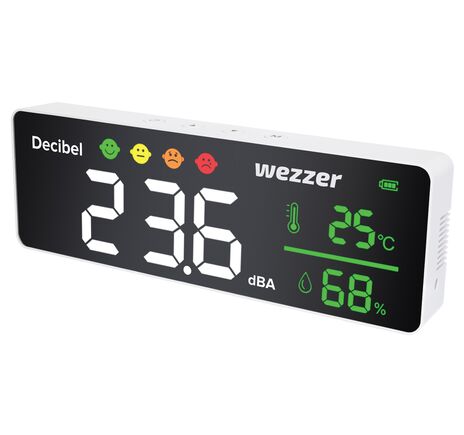 Levenhuk Wezzer Teo TH70 termohygrometer s monitorom hluku