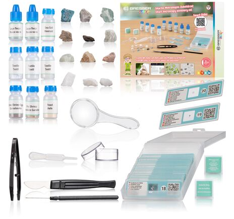Sada mikroskopického príslušenstva BRESSER JUNIOR s QR kódom