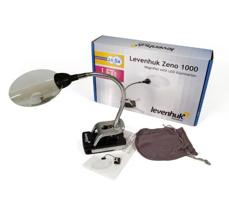 Levenhuk Zeno 1000 LED Magnifier, 2.5/5x, 88/21mm, image-2
