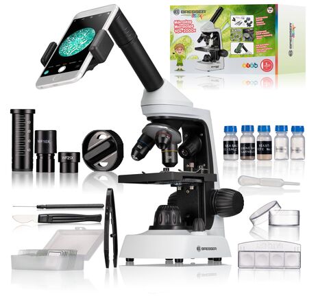 BRESSER JUNIOR 40x–2000x - biologický mikroskop