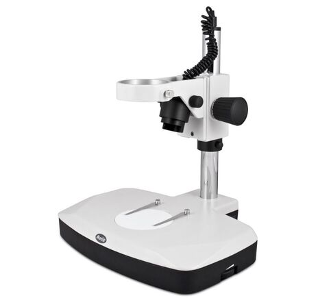 Stojan Motic na dopadajúce a prechádzajúce svetlo so širokou základnou doskou pre mikroskop SMZ-168