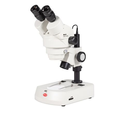 Motic Zoom-stereomikroskop SMZ-160-BLED, binokulárny, LED, 0,75×–4,5×