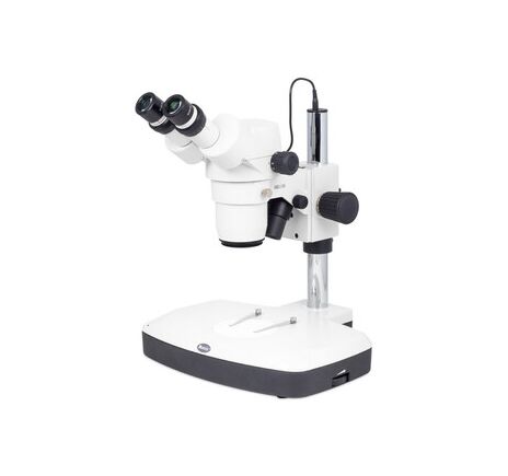 Stereo mikroskop Motic SMZ-168-BLED so zoomom, bino, 7,5x-50x, image-2