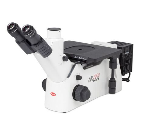 Motic Inverzný mikroskop AE2000 MET, trinokulárny, infinity, halogén 100W (bez objektívov)