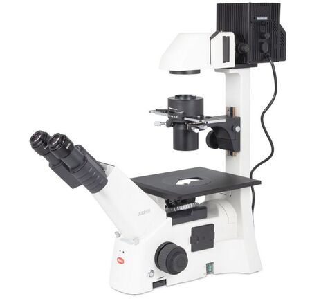 Motic Inverzný mikroskop AE31E, binokulárny, infinity, 40×–400×, fázový kontrast, halogén 100W