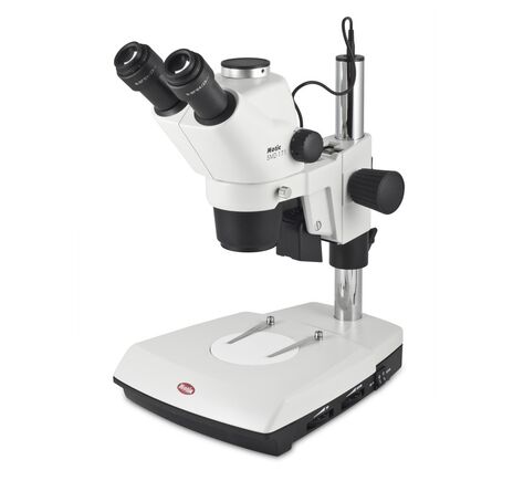 Motic Zoom-stereomikroskop SMZ171-TLED, trinokulárny, 7,5×–50×, pracovná vzdialenosť 110 mm