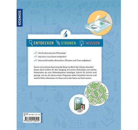 Mikroskop Omegon set, 1200x MonoView, kamera, najpredávanejší úvod do mikroskopie, prípravné zariadenia, image-6