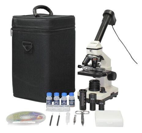 Mikroskop Omegon set, 1200x MonoView, kamera, najpredávanejší úvod do mikroskopie, prípravné zariadenia, image-9