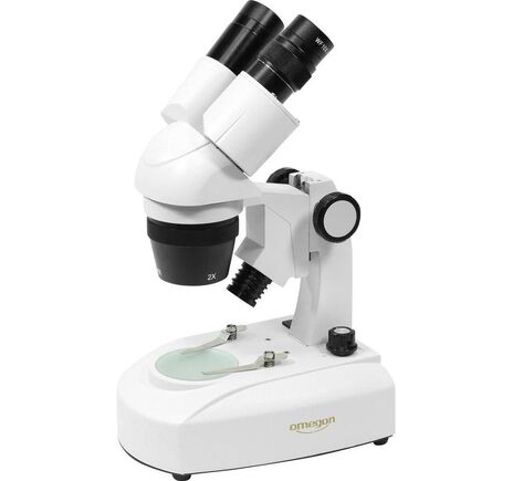Omegon Stereomikroskop StereoView, dopadajúce aj prechádzajúce svetlo, 80×, LED