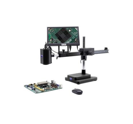 Mikroskop Optika IS-02, zoom 1x-14x, kamera 2MP, 11,5-palcová obrazovka, image-2