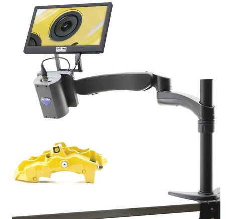 Mikroskop Optika IS-03, zoom 1x-14x, kamera 2MP, 11,5-palcová obrazovka