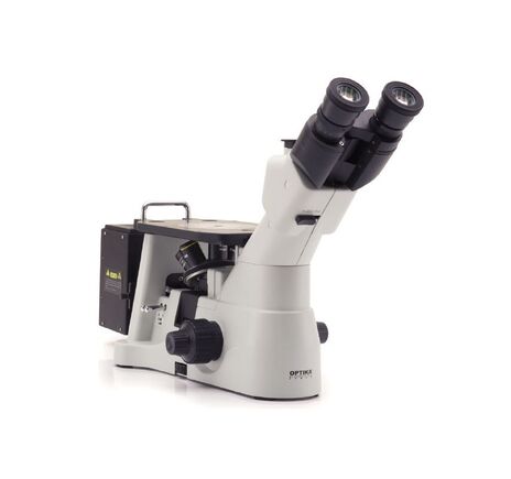 Optika Inverzný mikroskop IM-3MET-SW, trinokulárny, inversný, IOS LWD U-PLAN MET, 50×–500×, EU verzia