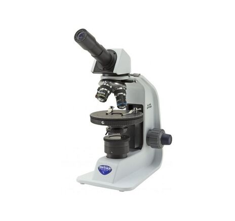 Optika Mikroskop B-150P-MRPL, polarizačný, monokulárny, planárny, akumulátor, 400×