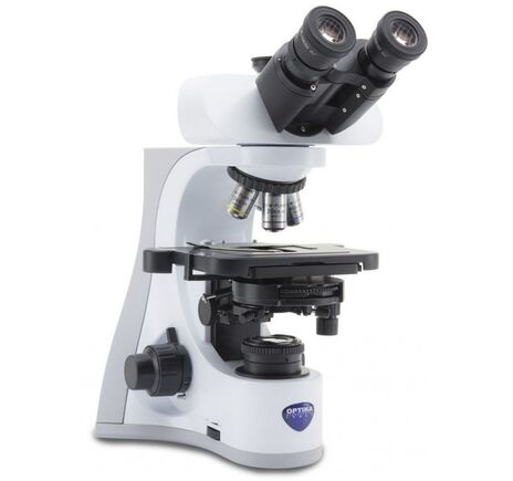 Optika Mikroskop B-510PH, fázový kontrast, trinokulárny, W-PLAN IOS, 100×–1000×, EU verzia