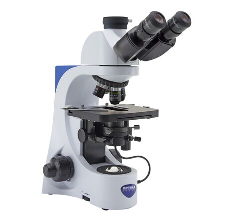 Optika Mikroskop B-383DK, trinokulárny, darkfield, N-PLAN, 100× W-PLAN, 40×–1000×