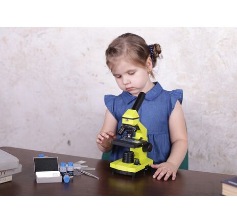 Mikroskop Levenhuk Rainbow 2L PLUS Lime, Farba: Lime, image-15