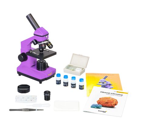 Mikroskop Levenhuk Rainbow 2L PLUS Amethyst, Farba: Amethyst, image-3