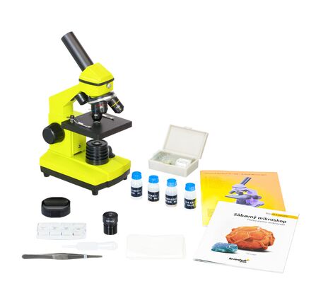 Mikroskop Levenhuk Rainbow 2L PLUS Lime, Farba: Lime, image-3