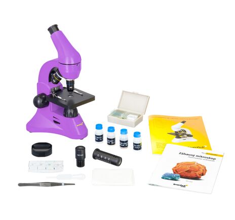 Mikroskop Levenhuk Rainbow 50L Amethyst, Farba: Amethyst, image-4