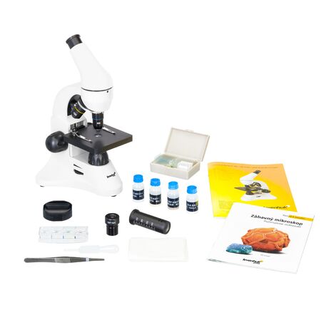 Mikroskop Levenhuk Rainbow 50L PLUS Moonstone, Farba: Moonstone, image-5