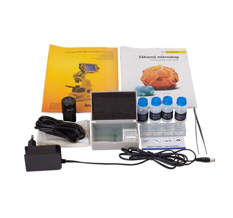 Digitálny monokulárny mikroskop Levenhuk D70L, Jazyk: CZ, image-12