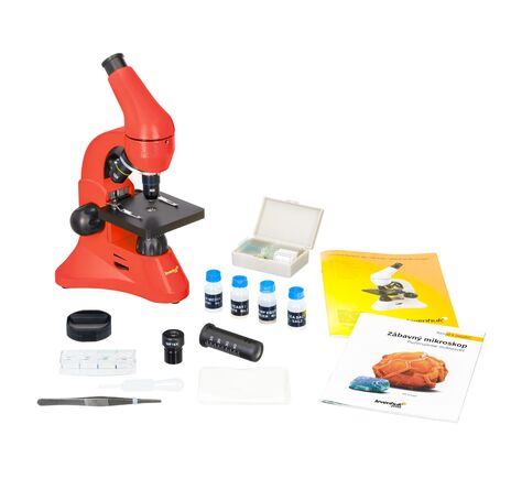 Mikriskop Levenhuk Rainbow 50L PLUS Orange, Farba: Orange, image-5