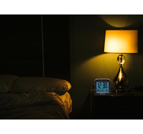 Explore Scientific RC Alarm Clock, black, image-4