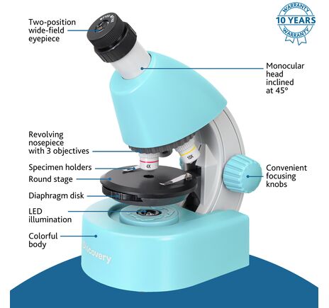 Mikroskop Discovery Micro Marine s knihou, Farba: Marine, image-15