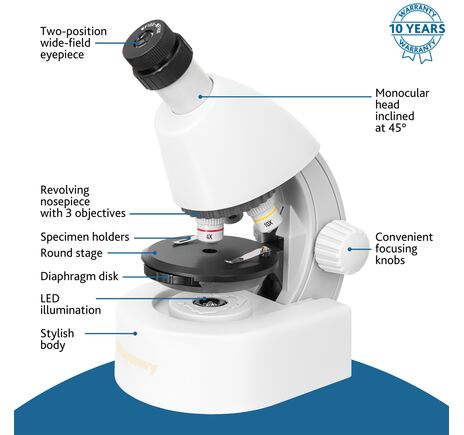 Mikroskop Discovery Micro Polar s knihou, Farba: Polar, image-15