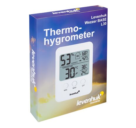 Levenhuk Wezzer BASE L30 White Thermohygrometer, image-8