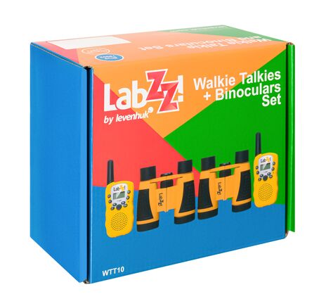 Sada vysielačiek a binokulárnych ďalekohľadov Levenhuk LabZZ WTT10 (Modrý), Farba: Modrý, image-11