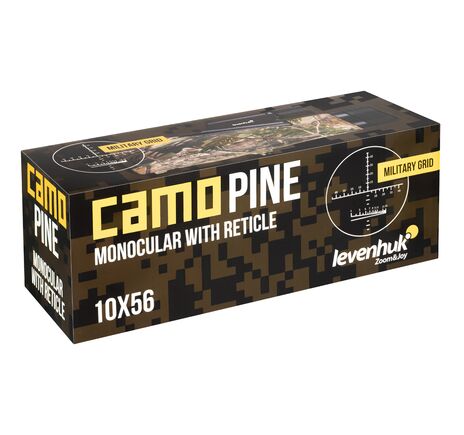 Monokulárny ďalekohľad s zamerníkom Levenhuk Camo Pine 10x56, Farba: Pine, image-12