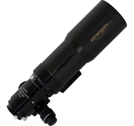 Omegon Apochromatický refraktor Pro APO AP 80/500 ED Carbon OTA + Field Flattener