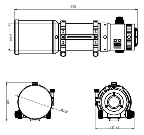 Omegon Pro APO AP 121/678 Quintuplet - apochromatický refraktor, image-8