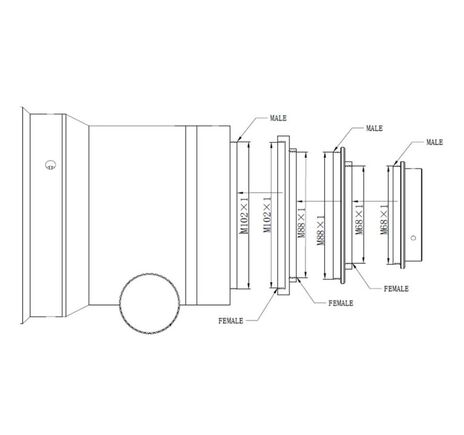 Omegon Pro APO AP 140/910 Triplet - apochromatický refraktor, image-9