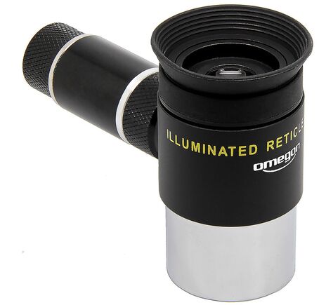 Okuláre so zámernou osnovou Omegon Osvetlený okulár s krížom, Kellner 12 mm