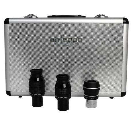 Puzdro okulára Omegon Deluxe, optimalizované pre ohniskové vzdialenosti od 1200 mm do 1800 mm
