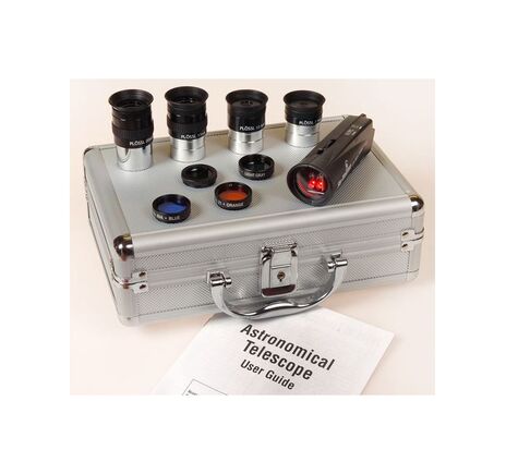 Súprava okulárov Skywatcher s filtrom, červenou lampou a puzdrom 1,25&quot