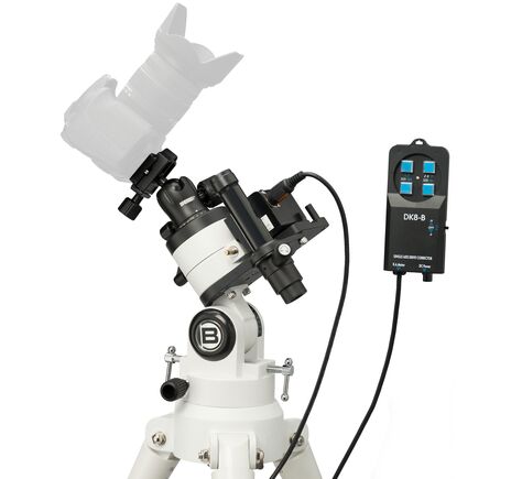 Foto-montáž BRESSER s poľným statívom a polárnym klinom