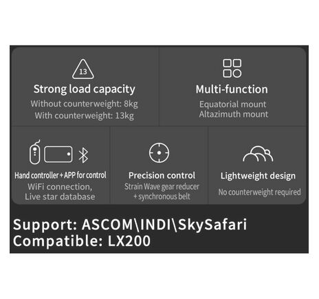 ZWO AM3 Harmonic Equatorial Mount, image-11