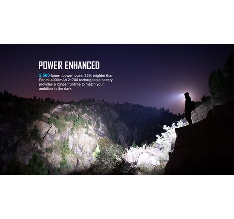 Nabíjateľná LED čelovka Olight Perun 2 Kit 2500 lm  , image-3