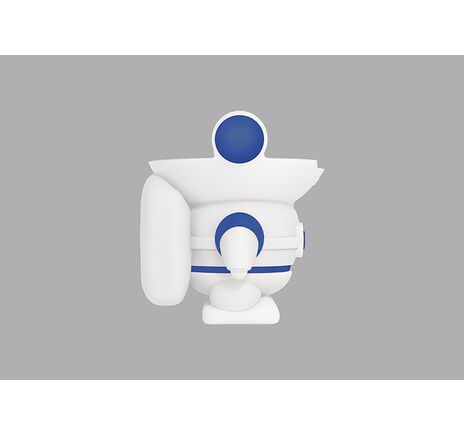 Nabíjací držiak na lampášik Obulb Olight Obuddy Astro Blue – figúrka   , image-2