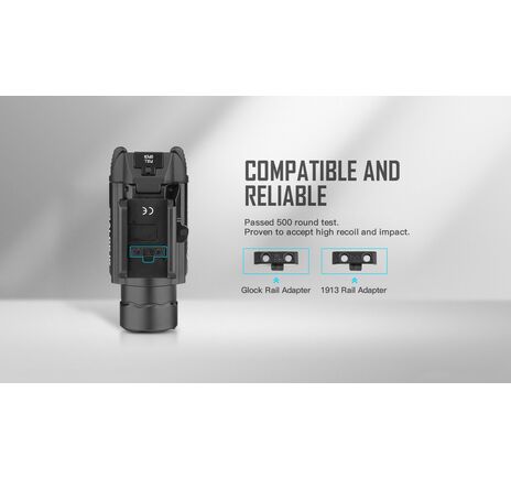 Svetlo na zbraň Olight BALDR IR 1350 lm - IR zelený laser  , image-5