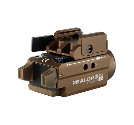 Svetlo na zbraň Olight Baldr S 800 lm Desert Tan – zelený laser   , image-2