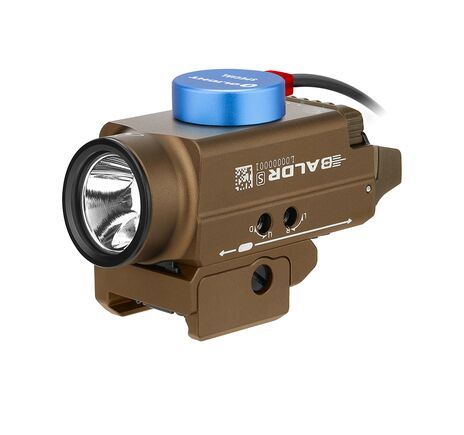 Svetlo na zbraň Olight Baldr S 800 lm Desert Tan – zelený laser   , image-4
